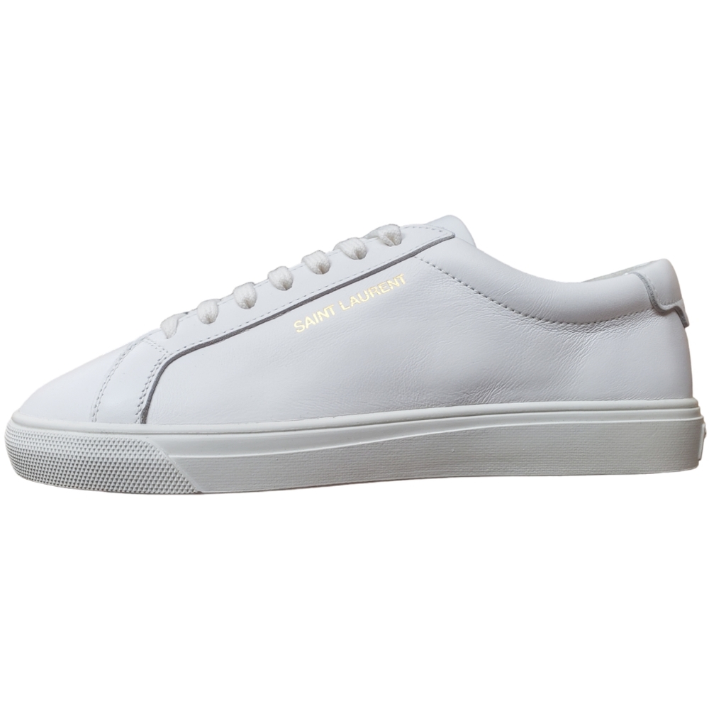 Saint Laurent Andy Low Top Logo SL Lace Up Sneakers